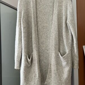Madewell Women's Gray Open-Front Cardigan